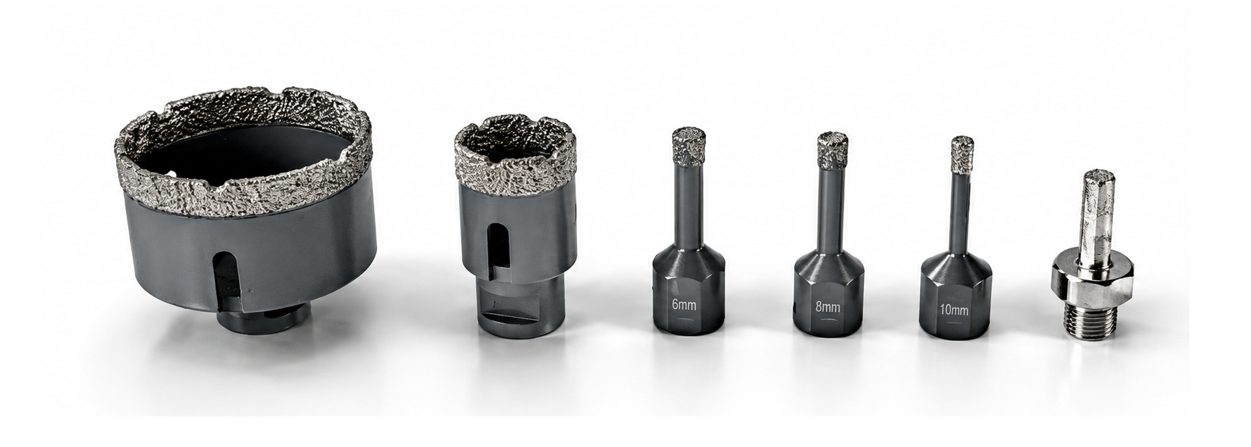 Sada diamantových vrtákov Ondragon OD9217 6–68 mm M14, na gres, obklady, betón a kameň 8