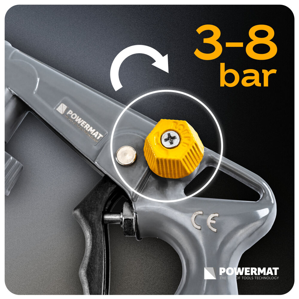 Pistole na konzervaci PM-PDKO-1T – detail trysky