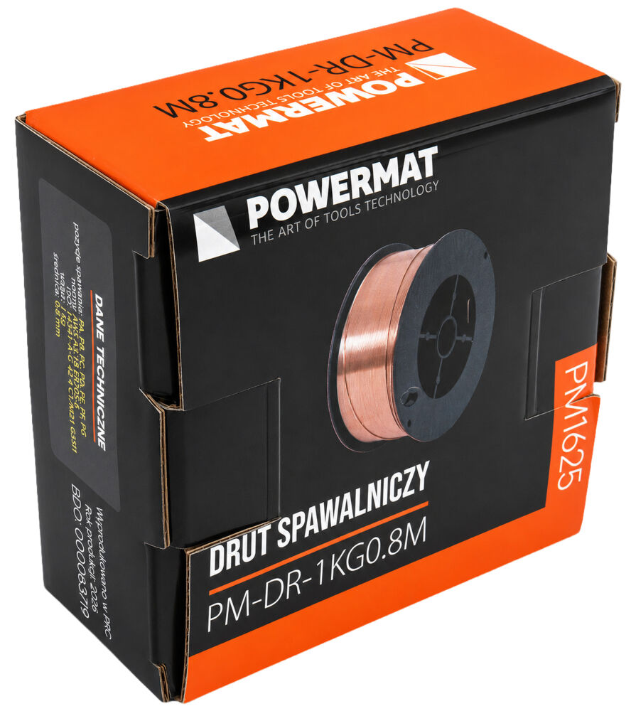 Svařovací drát SG2 0,8 mm Powermat — detail drátu
