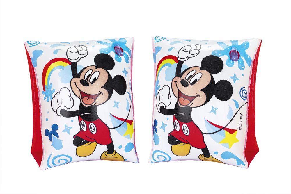 Nafukovací rukavice Bestway s motivem Mickey Mouse, bezpečné pro děti 3–6 let — Detail