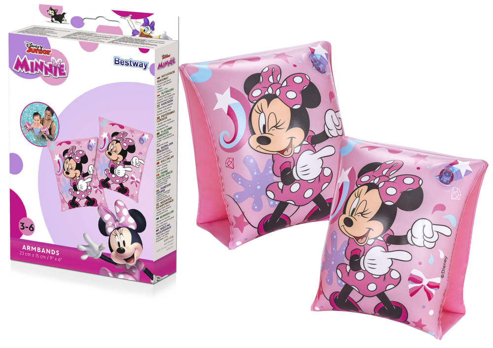 Nafukovací naučné rukávky Minnie Bestway — Celkový pohled
