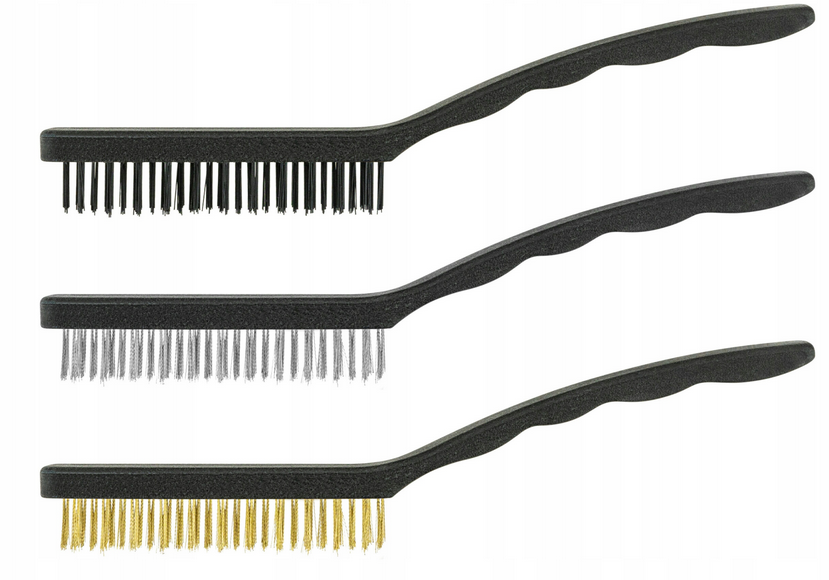 Sada kartáčů drátěných 220 mm 3 ks — Sada kartáčů