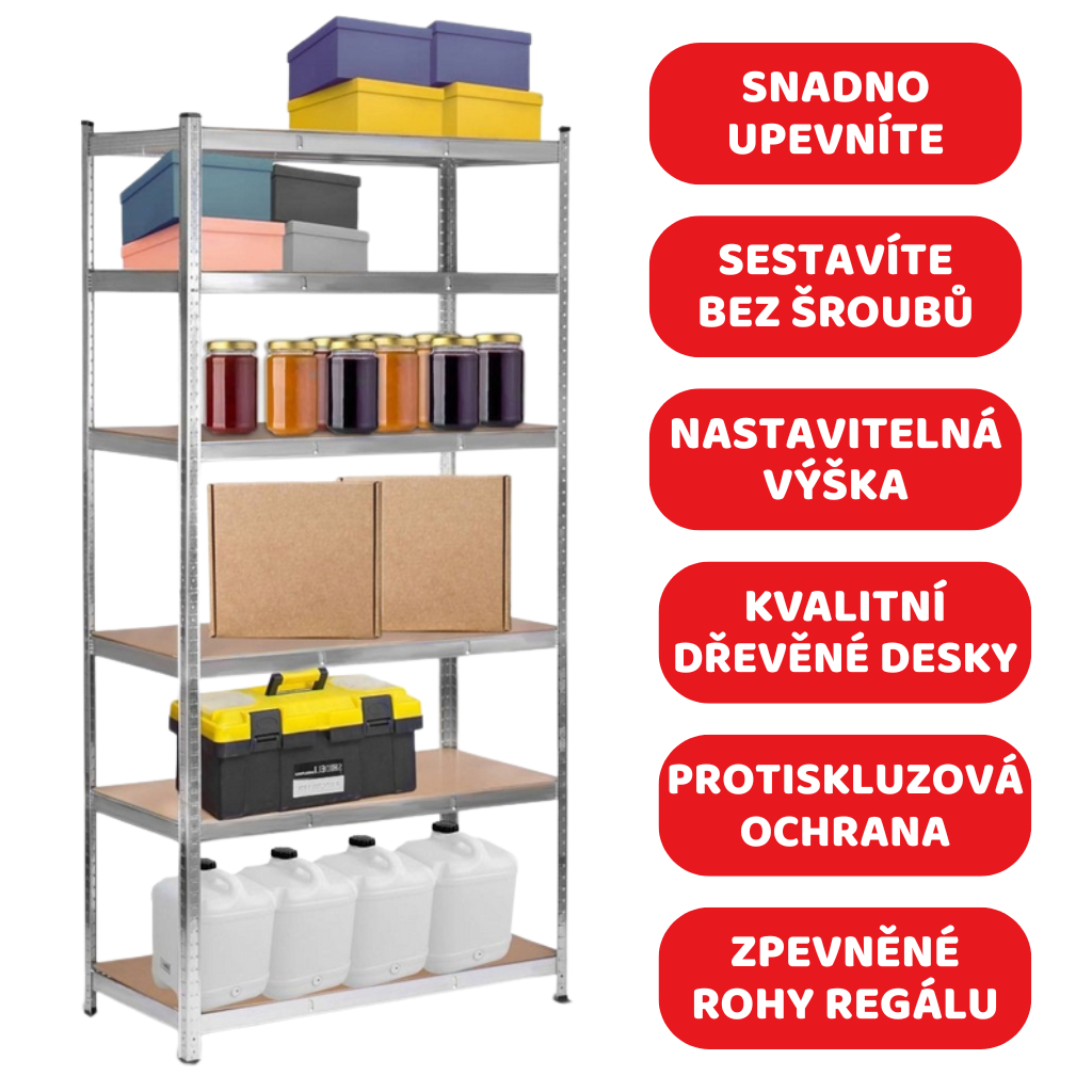 Regál Nasenaradi MaxStore Duo — V provozu