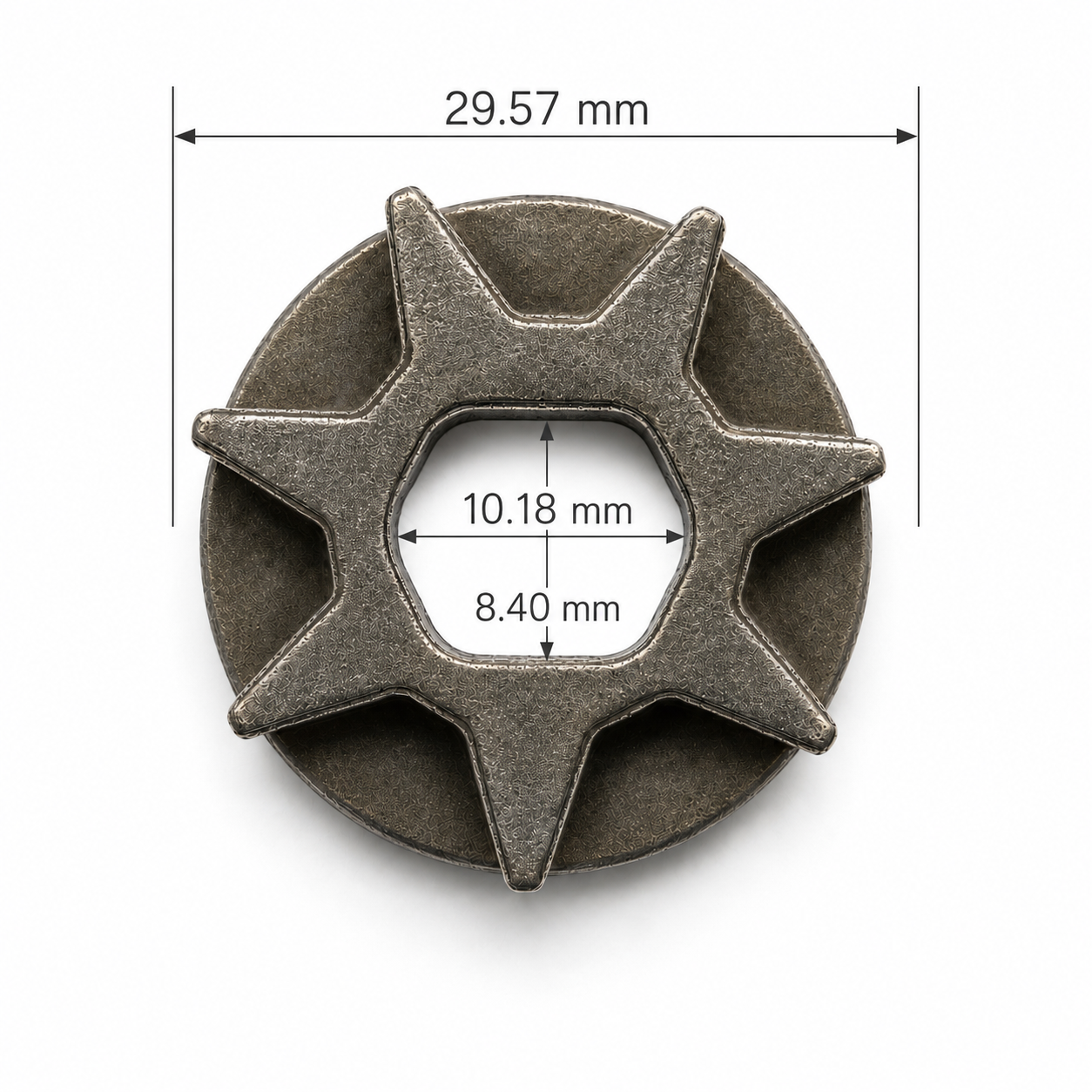 Náhradná reťazka pre mini aku reťazovú pílu – Ø 29,6 mm, šesťhranný otvor 10,2 mm 4