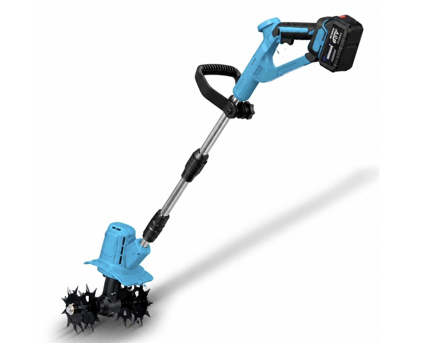 Aku kultivátor Ondragon 48 V, 2× baterie s LCD, záběr 22 cm 8