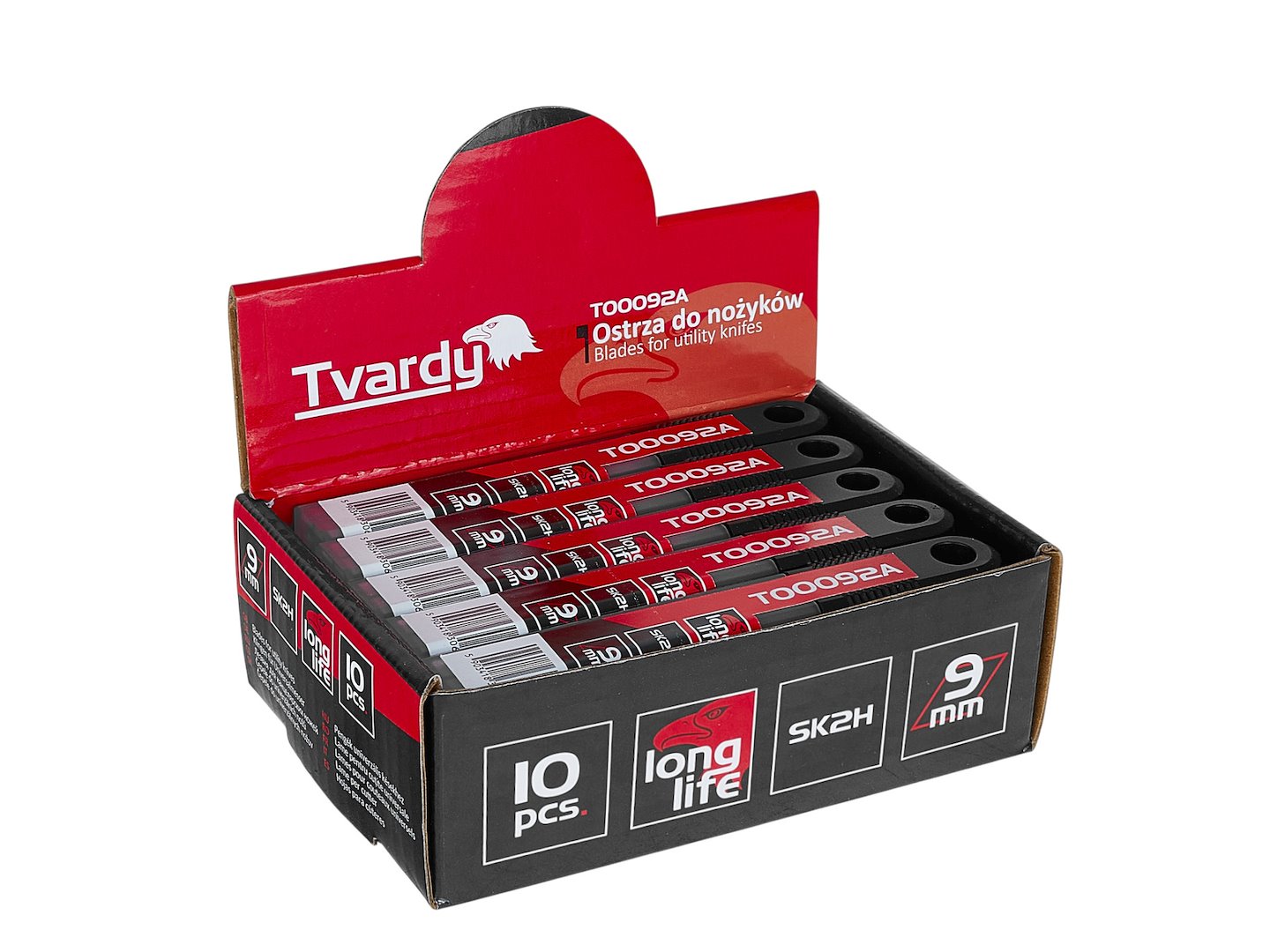 Čepel pro nůž 80×9×0,4 mm SK2H — 10 ks v krabičce Geko — Použití