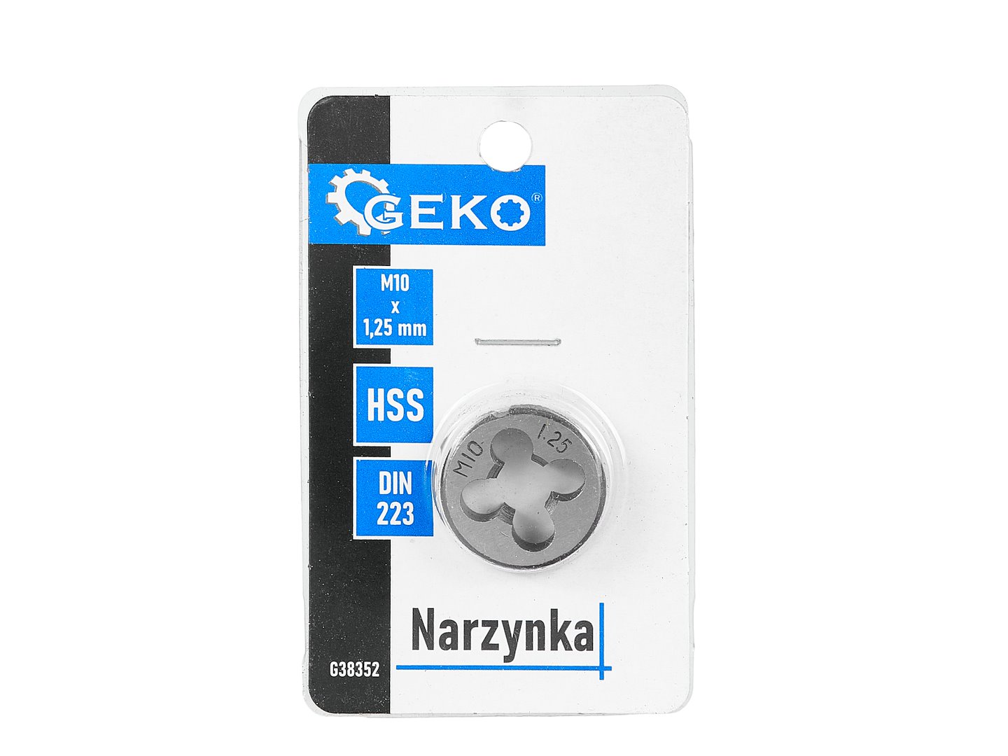 Narzynka M10 x 1,25 mm Geko – délky 150 a 300 mm — V provozu