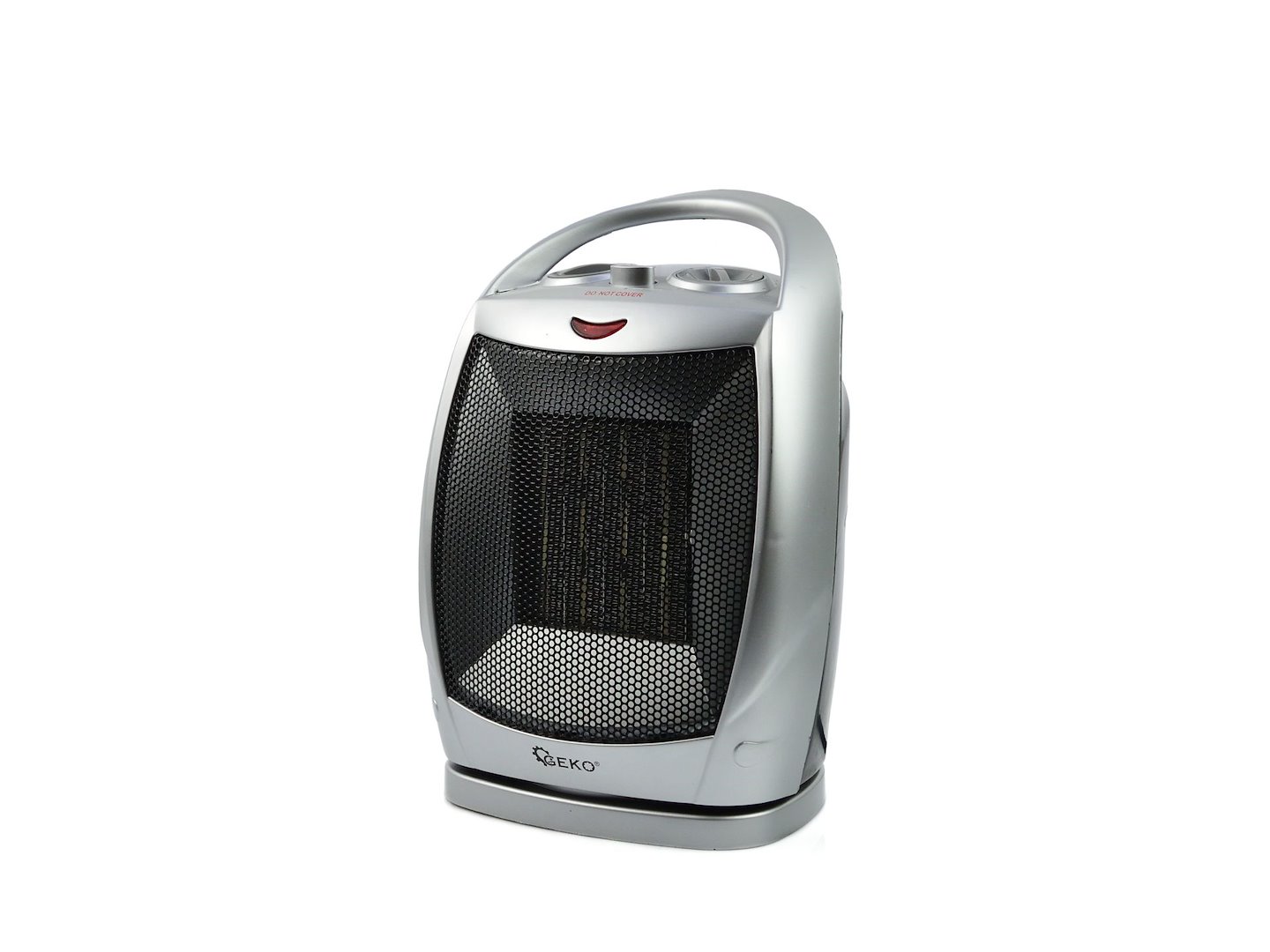 Keramický termoventilátor Geko PTC01 – 750 a 1500 W s regulací teploty a bezpečnostním termostatem — Keramický termoventilátor