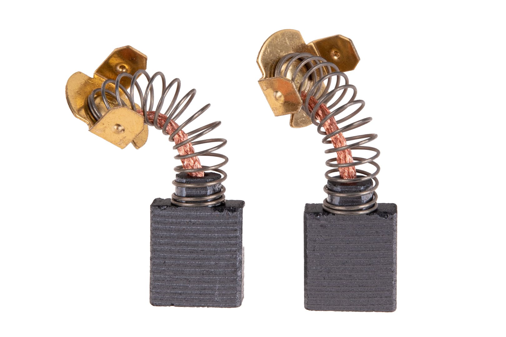 Uhlíkové kartáče pro elektříckou řetězovou pílu Geko – 2400 W (straight engine) — Detail kartáče