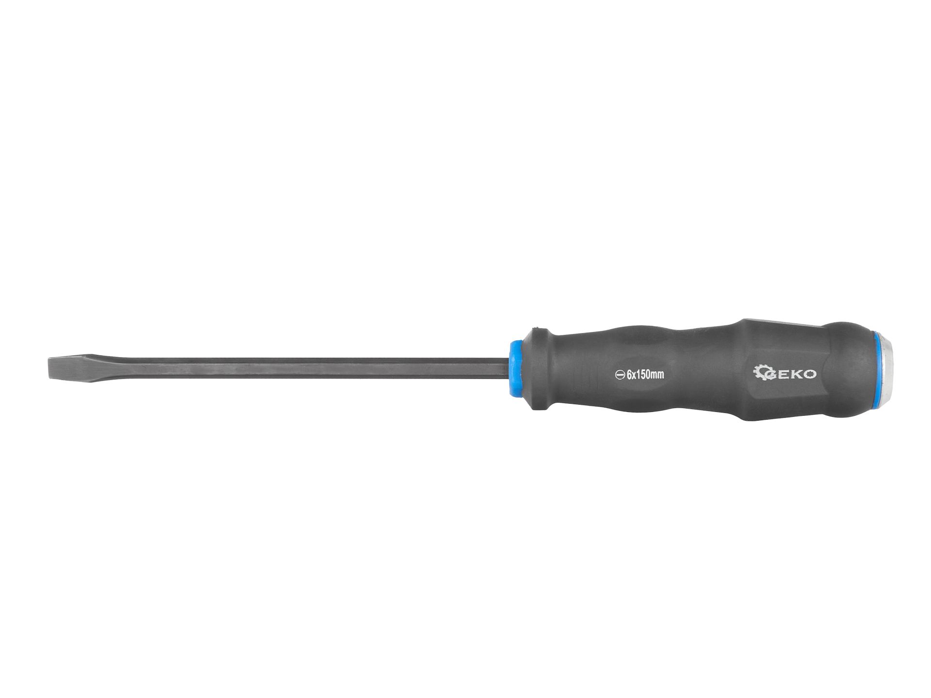 ŠROUBOVÁK PLOCHÝ DO POBIJANIA 6×150 MM CRV – Geko — Plochý šroubovák