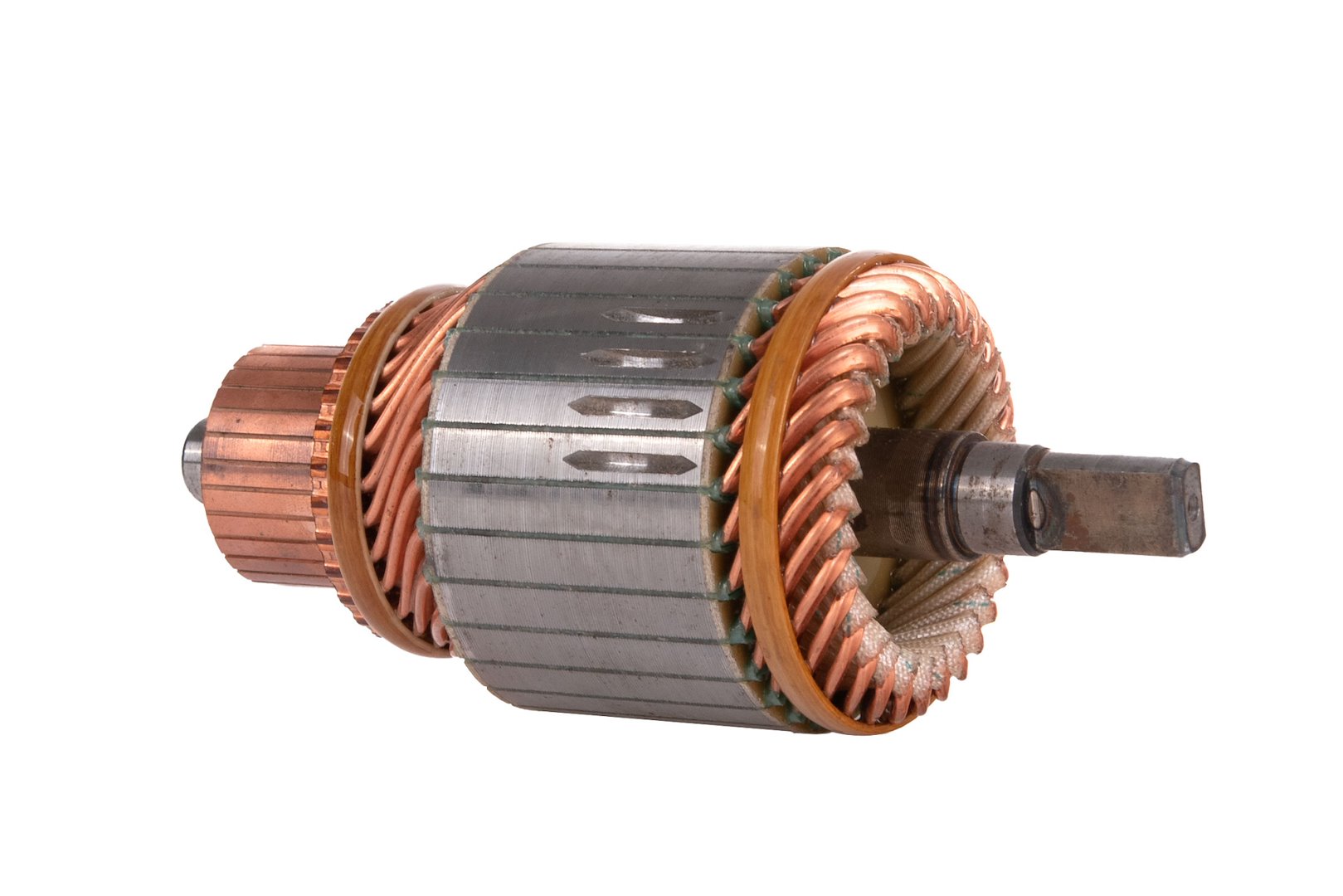 Rotor pro elektrický naviják 12V 12000LB G81707 – náhradní díl Geko CG81707C (1,2 kg) — Připojení na stroj