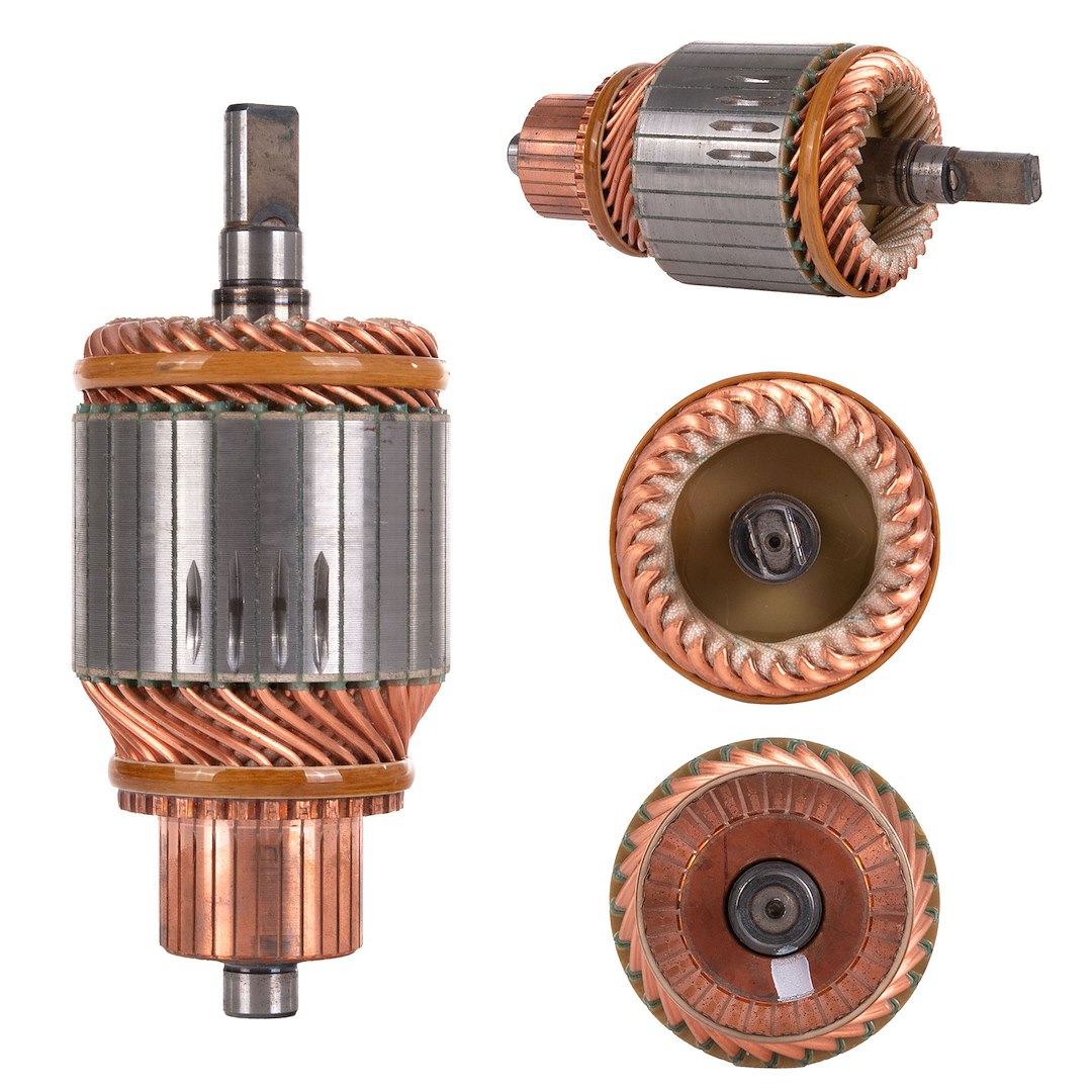Rotor pro elektrický naviják 12V 12000LB G81707 – náhradní díl Geko CG81707C (1,2 kg) — Celkový pohled