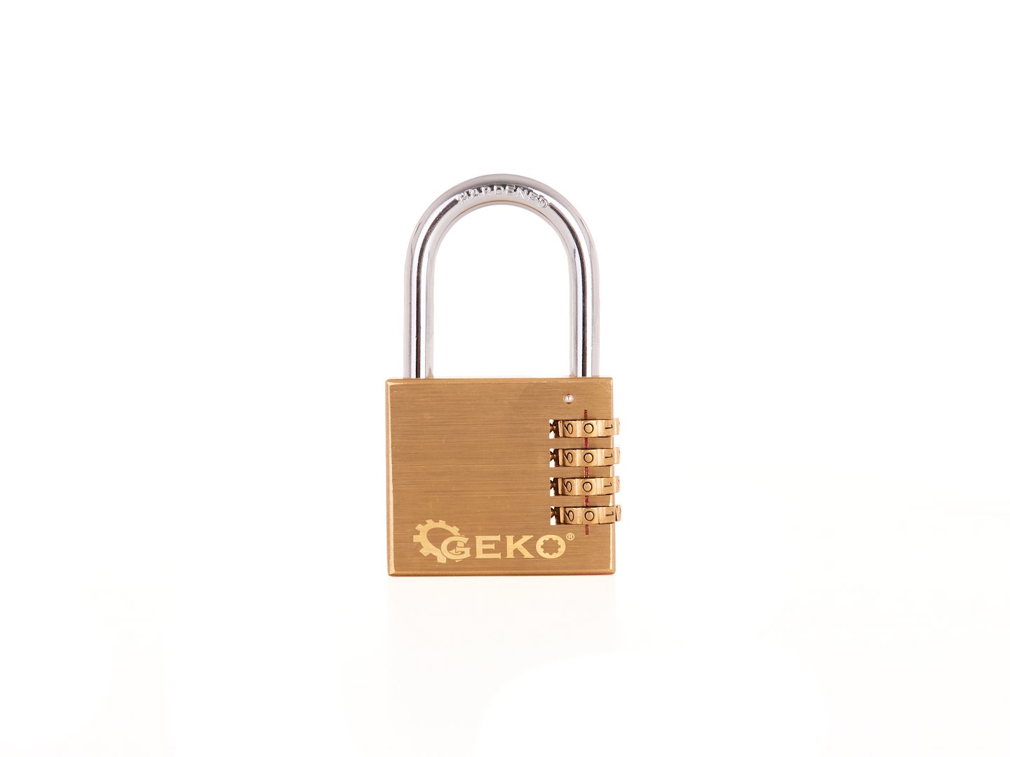 Kód Mosazný pro šifru 60 mm – 4 číslice | Geko — Detail číslic