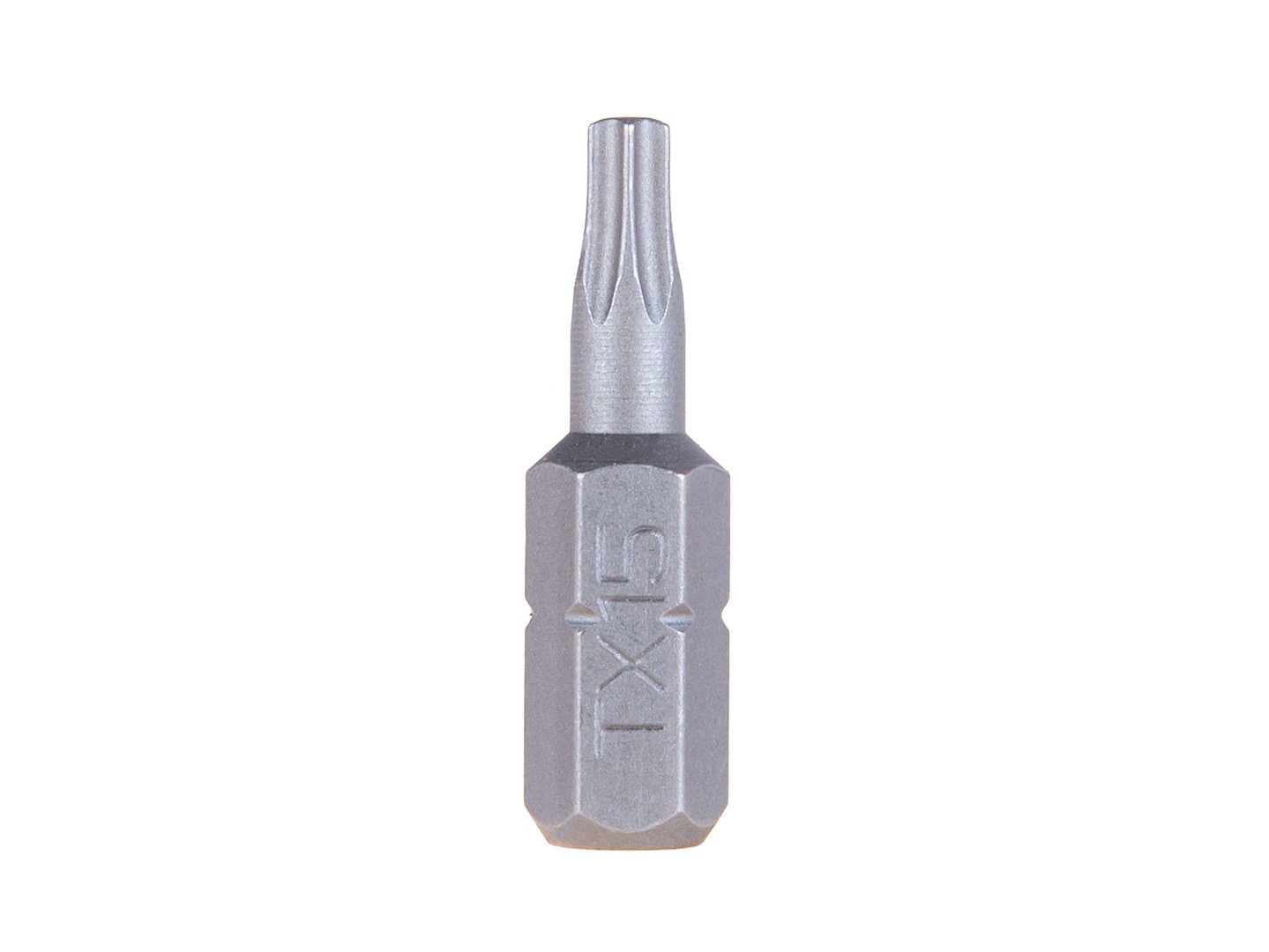 Šrouby pro desky terasové 4,5 mm x 60 mm + bit T15 Geko — Bit T15 ve detailu
