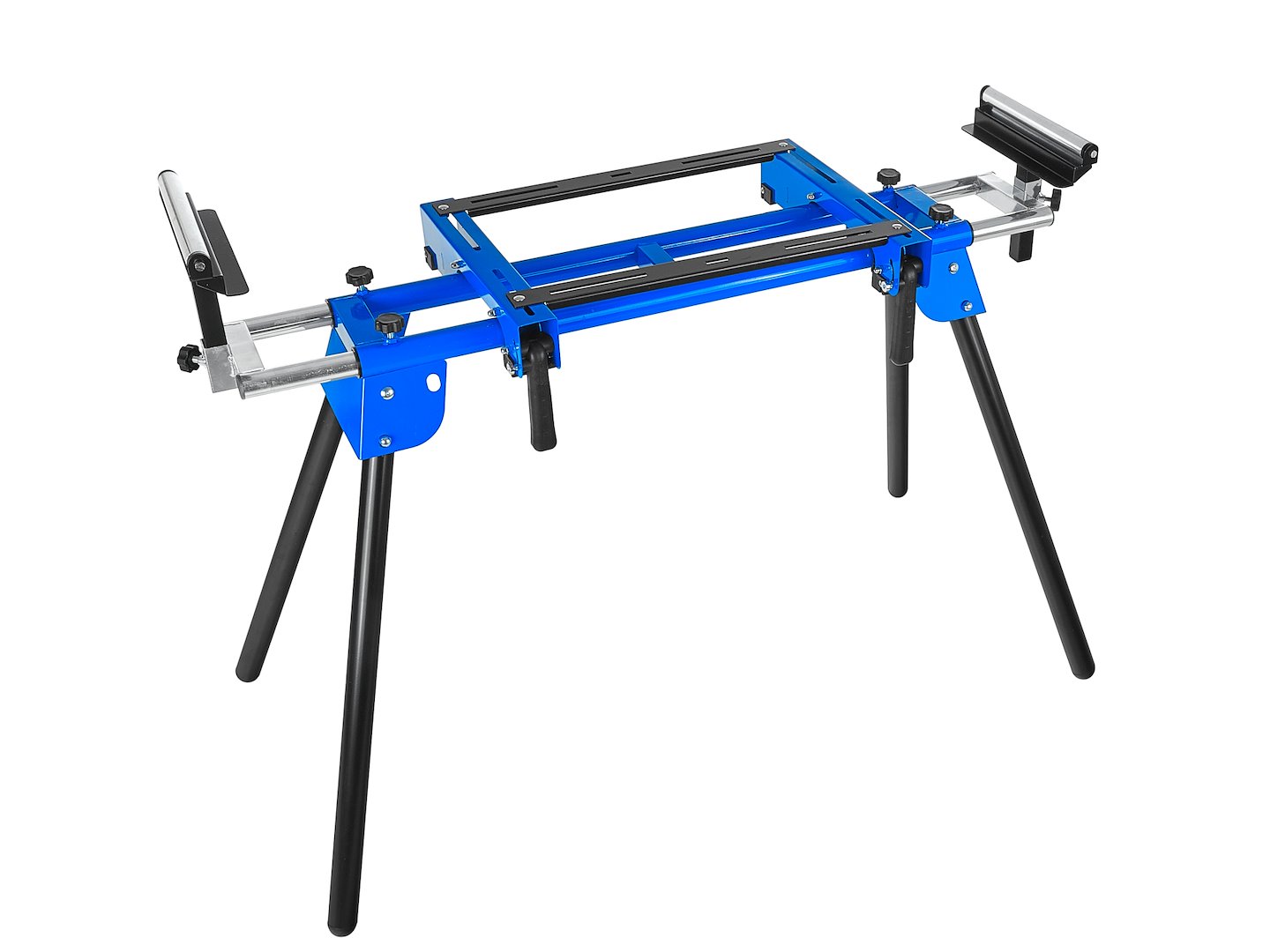Pilový stůl Geko – stůl pro pilový stůl ukosový 200 kg 1000–1650×580×810–910 mm (EAN 5903418302139) — V provozu