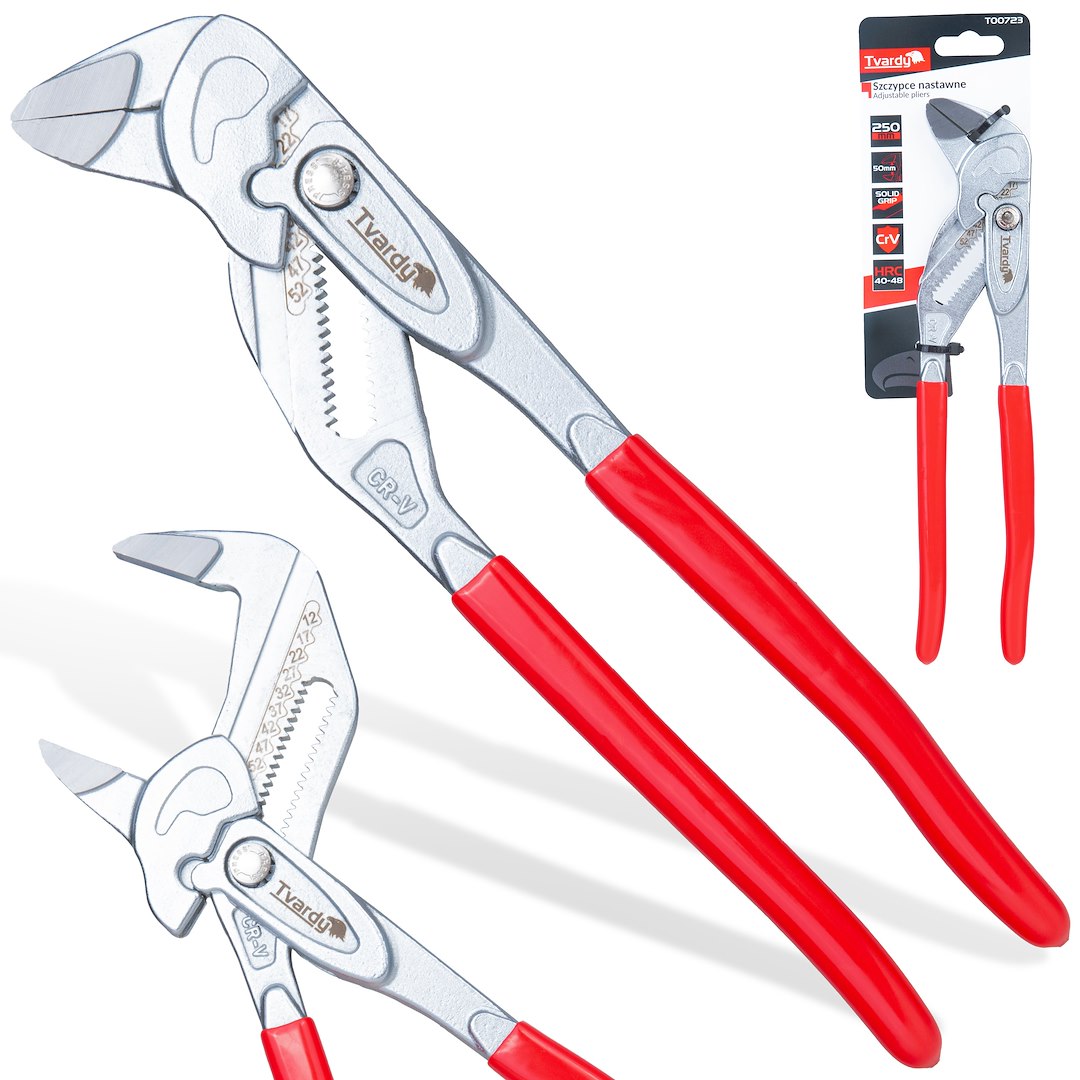 Regulované univerzální škleby — délka 250 mm, průměr 52 mm, materiál CrV | Geko — Regulované škleby