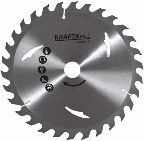 Tarcza vřetenní 180 mm 42 zubů KD941 KRAFT&DELE — Celkový pohled