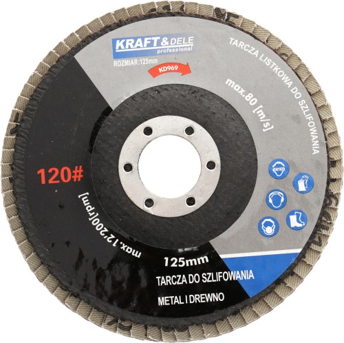Třísková třída 125 mm P40 KD965 KRAFT&DELE — Celkový pohled