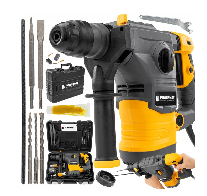 Powermat vrtací kladivo SDS+ 2600 W – celkový pohled