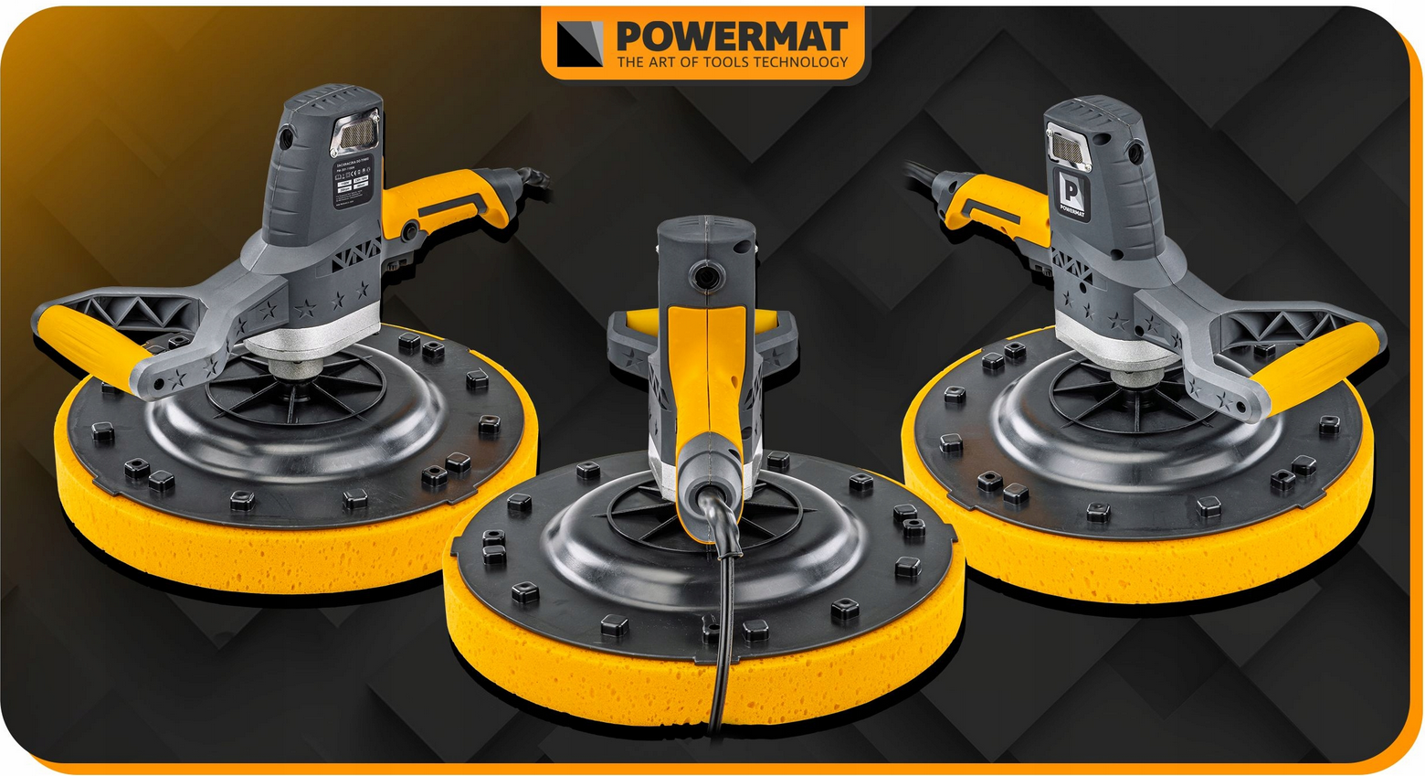 Hladicí bruska Powermat PM-ZDT-1100M – pohled z boku
