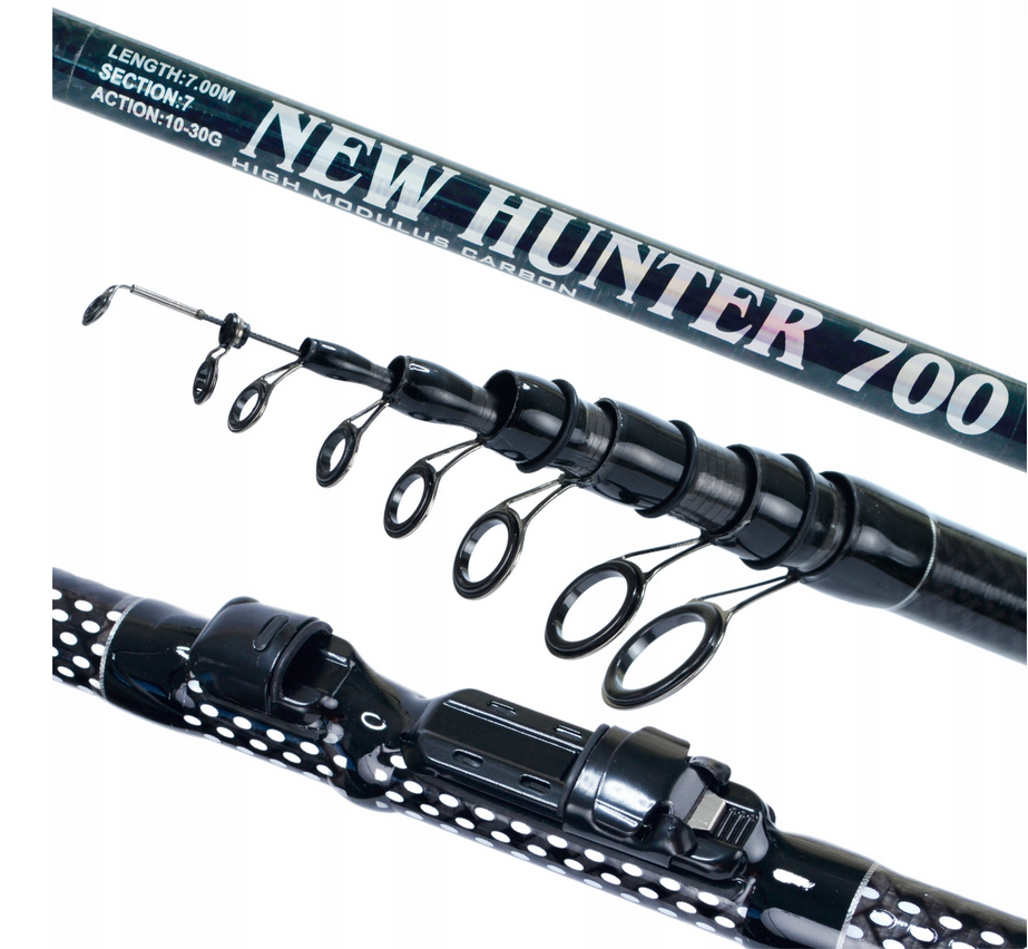 Boloňský prut Hokkaido New Hunter 7 m – celkový pohled