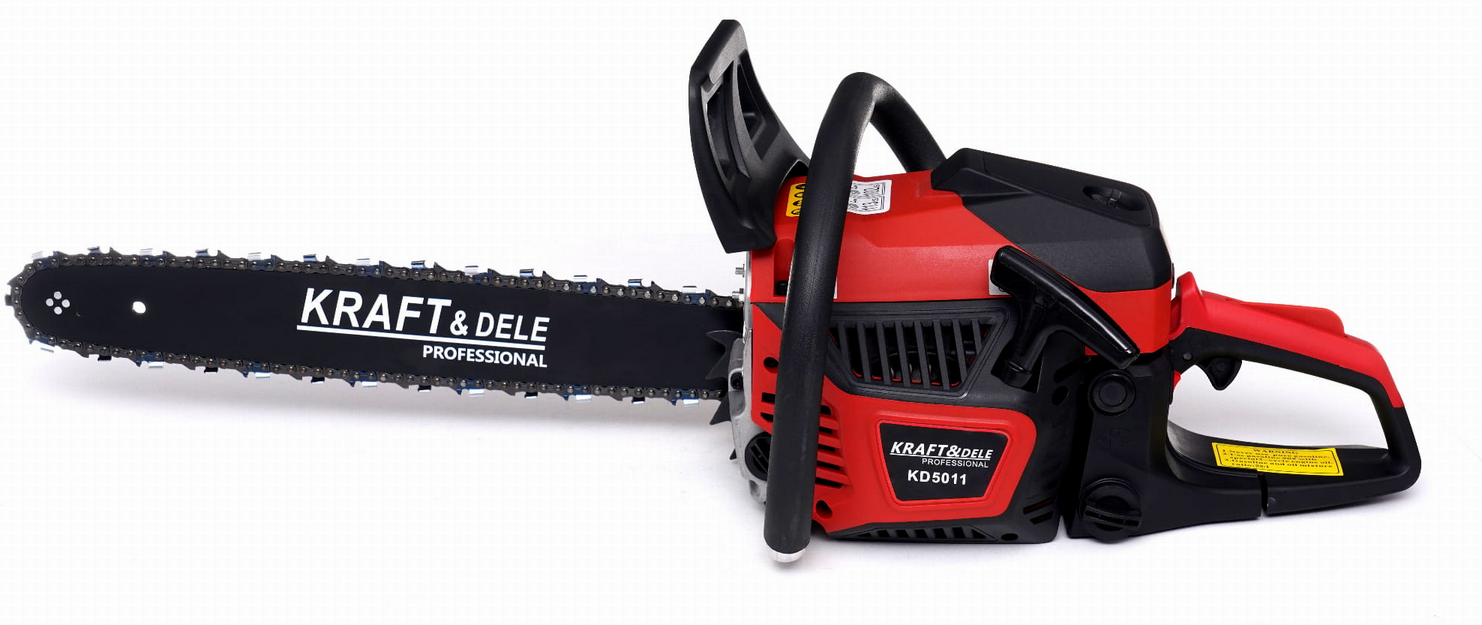 Kraft&Dele KD5011 – benzínová řetězová pila, celkový pohled