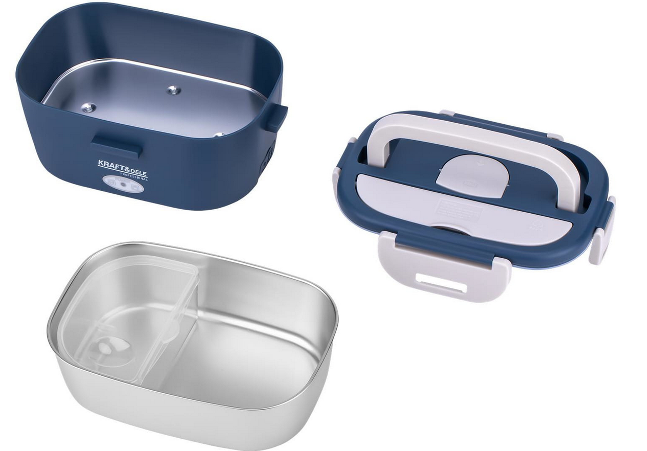 Elektrický lunchbox Kraft&Dele KD4128 – celkový pohled na krabičku na jídlo