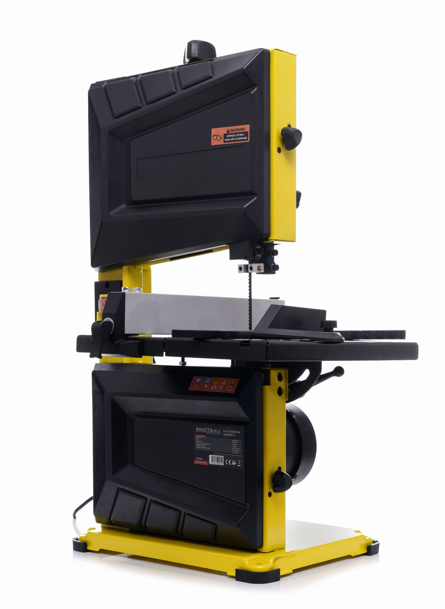 Kraft&Dele KD5294 – stolní pásová pila 850 W, celkový pohled