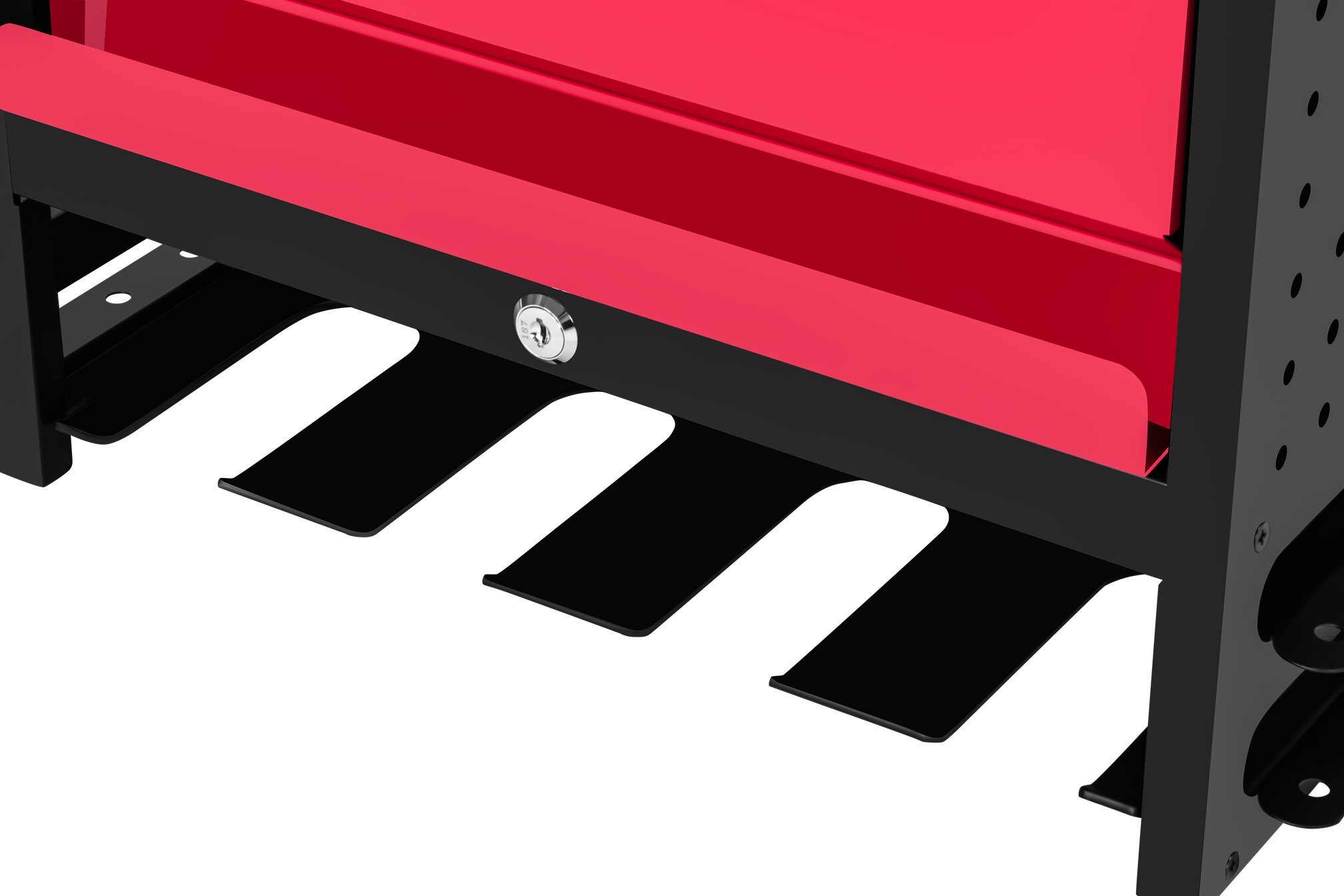 KD3231 – detail polic a držáků pro elektronářadí