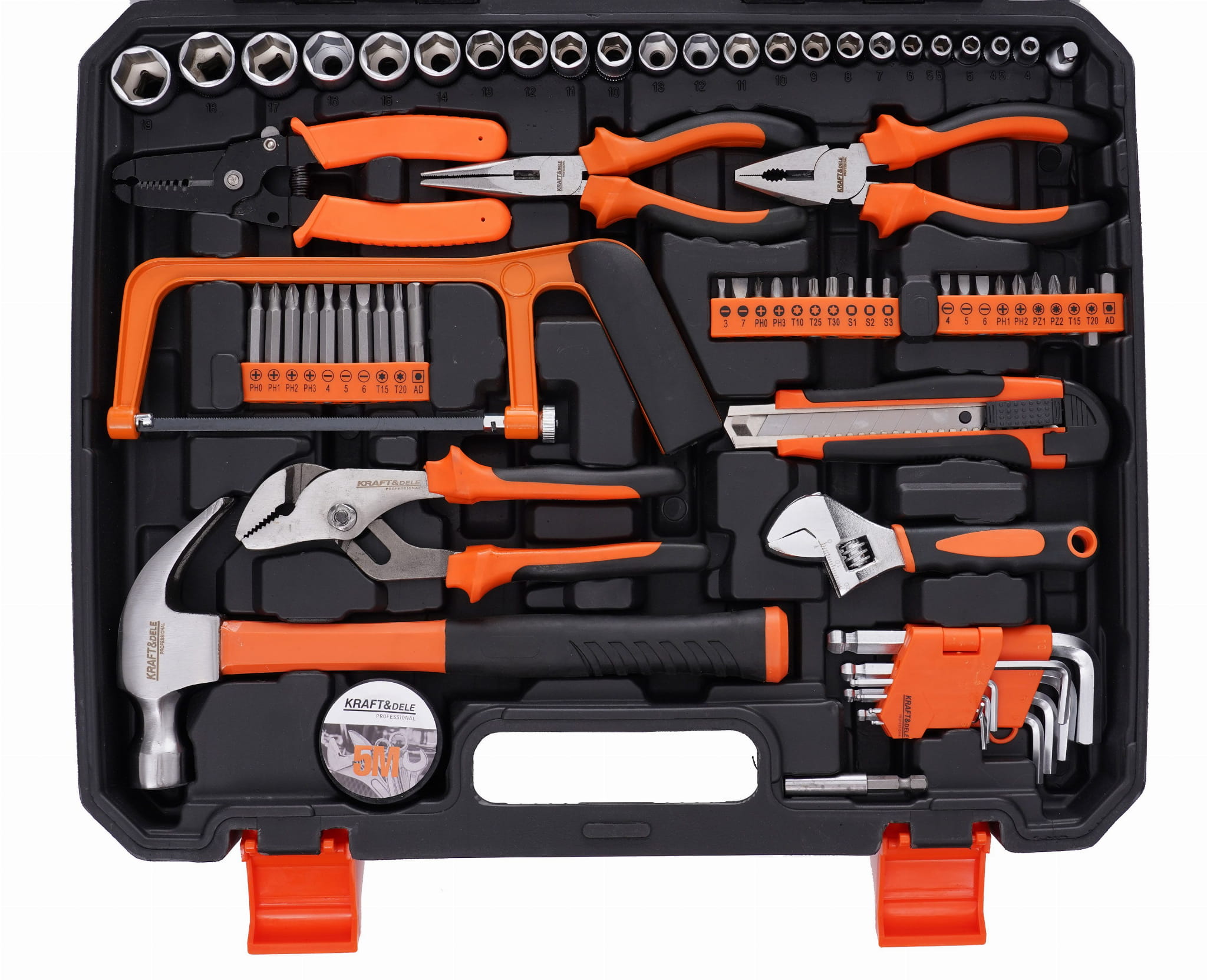 Kraft & Dele KD10837 – otevřený kufřík s nářadím