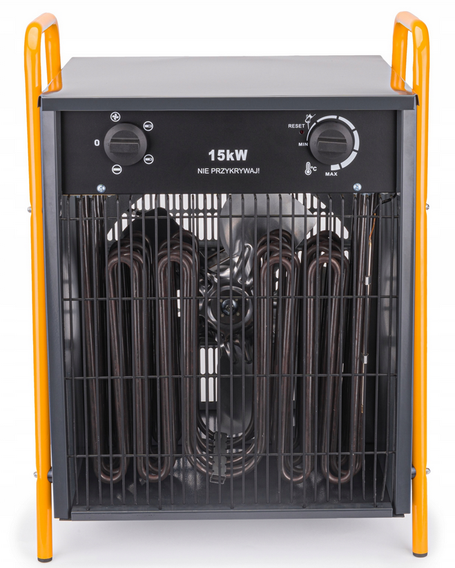 Elektrická dmuchava 15 kW – čelní panel