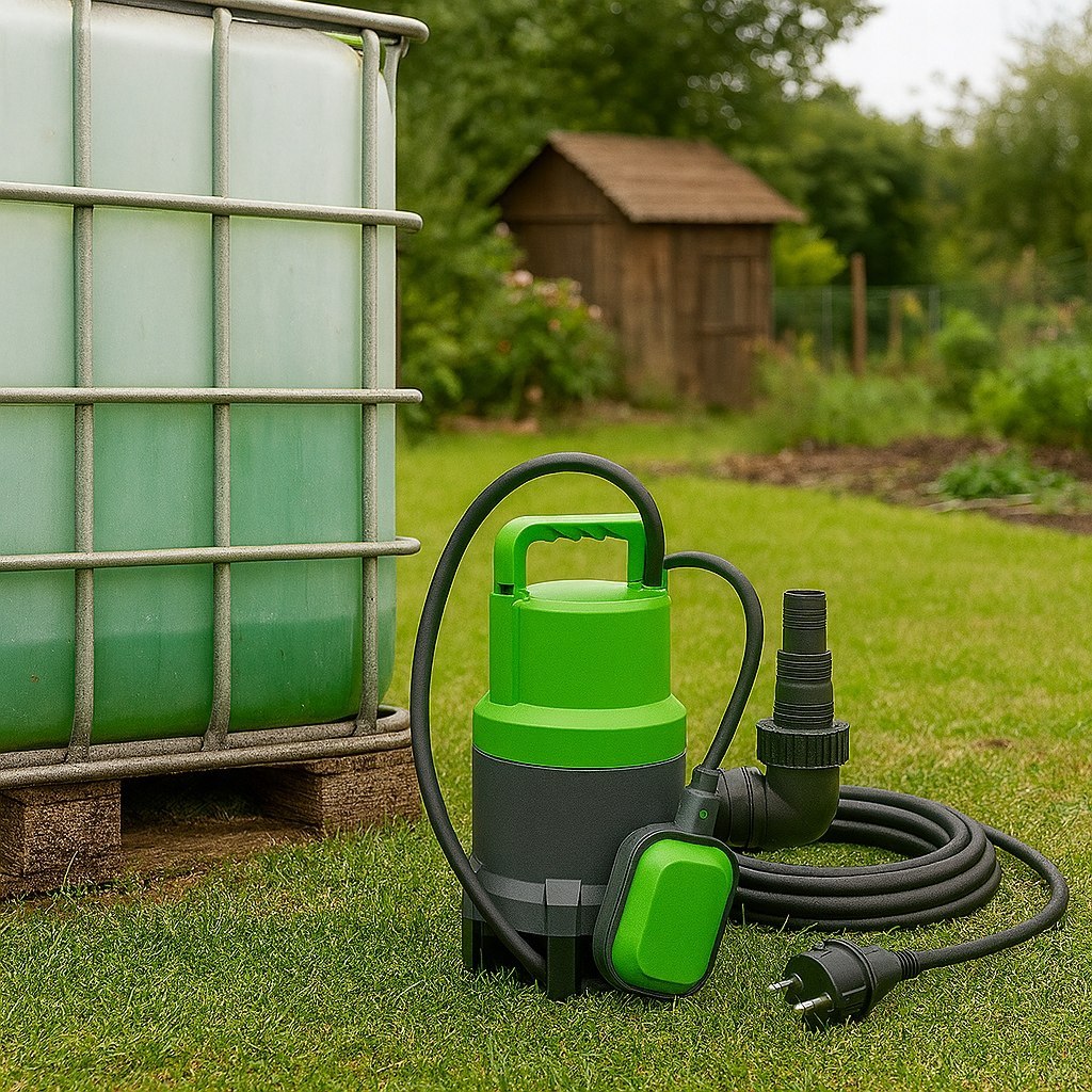 Ponorné čerpadlo 2000W s plovákem – boční pohled