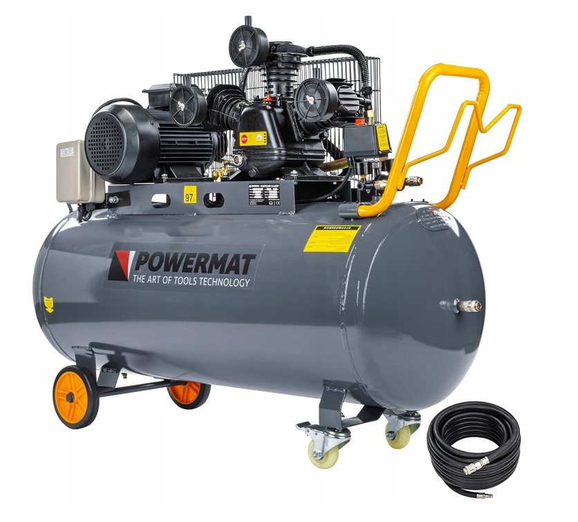 Powermat PM1308 kompresor 200 l – celkový pohled