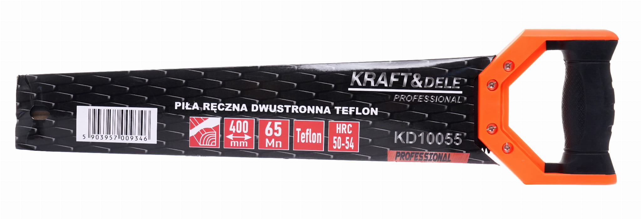 Oboustranná ruční pila na dřevo kraft&dele kd10055 - ergonomická rukojeť, 400 mm