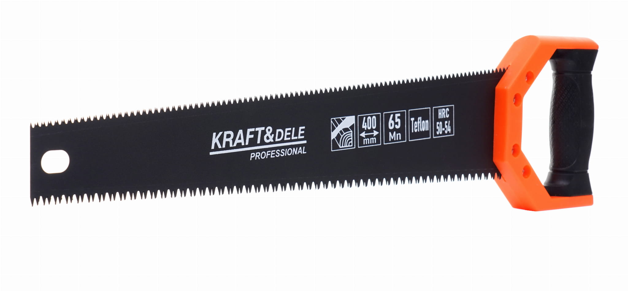 Oboustranná ruční pila Kraft&Dele KD10055 – oboustranné zubení detail