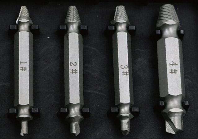 Kraft&Dele KD10199 — detail nástroje s vrtákem a vytahovačem