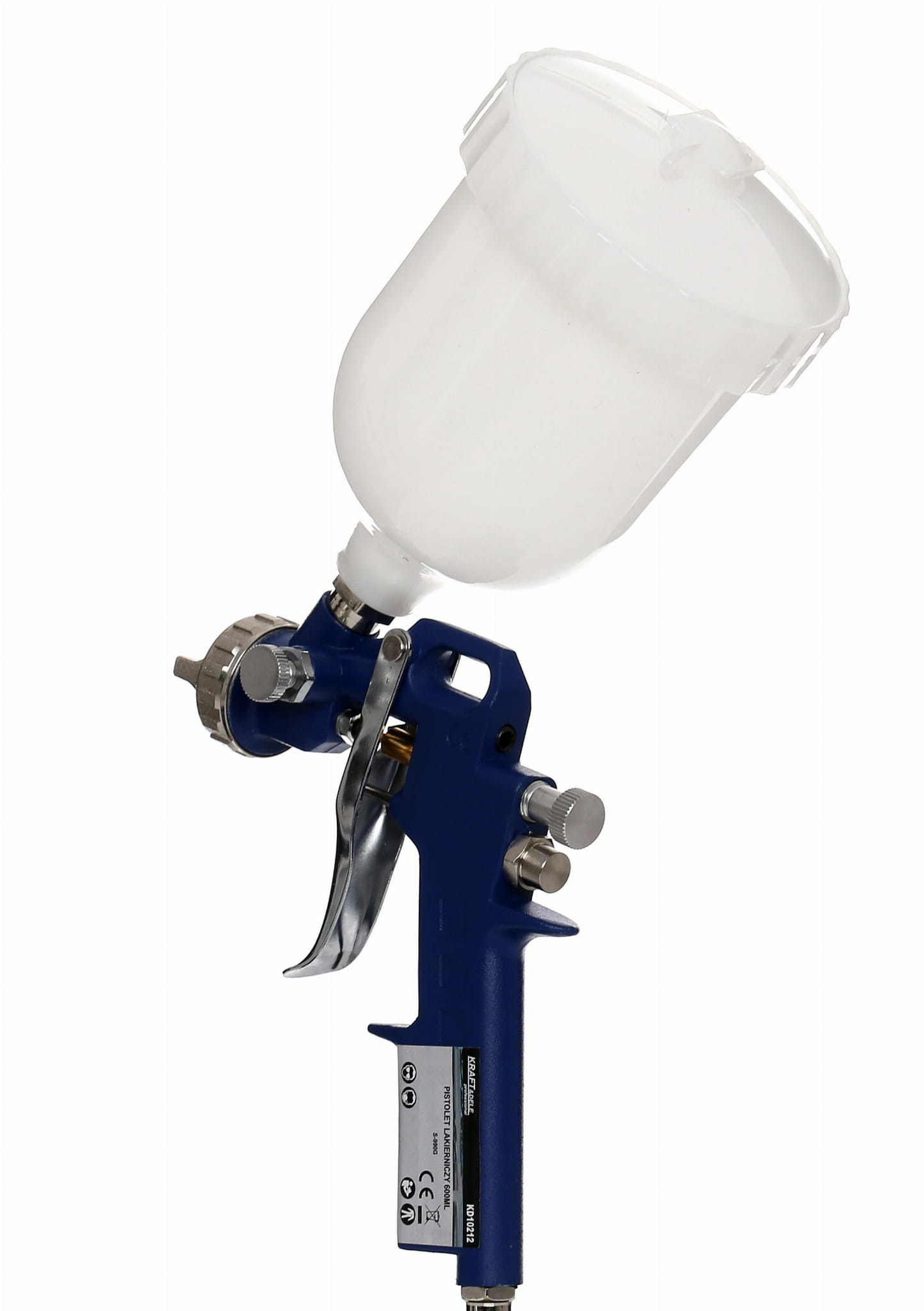 Lakýrovací pistole Kraft&Dele KD10212 — ergonomická rukojeť