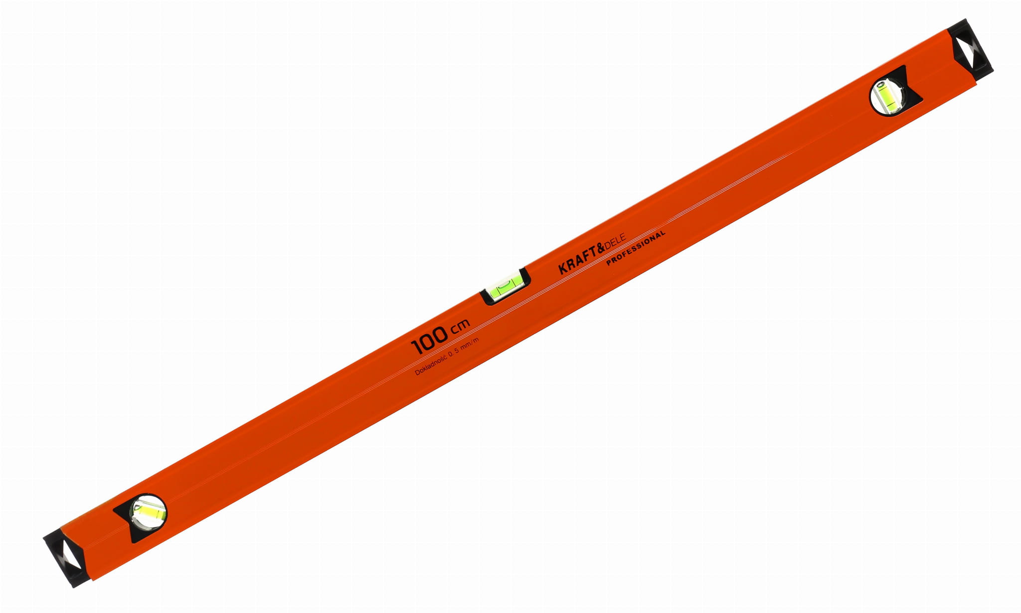 Hliníková vodováha 100 cm KD10313 – detail libelek