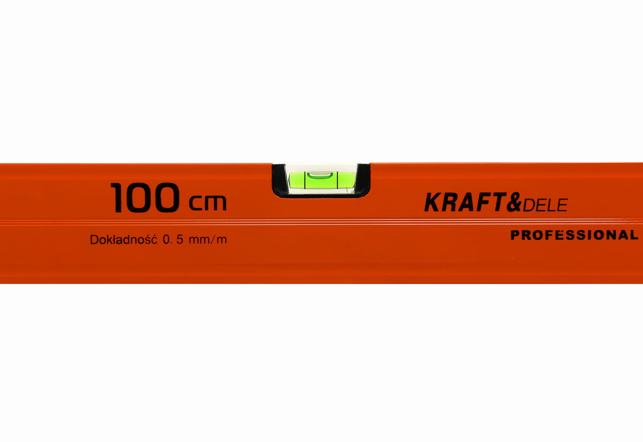Hliníková vodováha 100 cm KD10313 – gumové koncovky