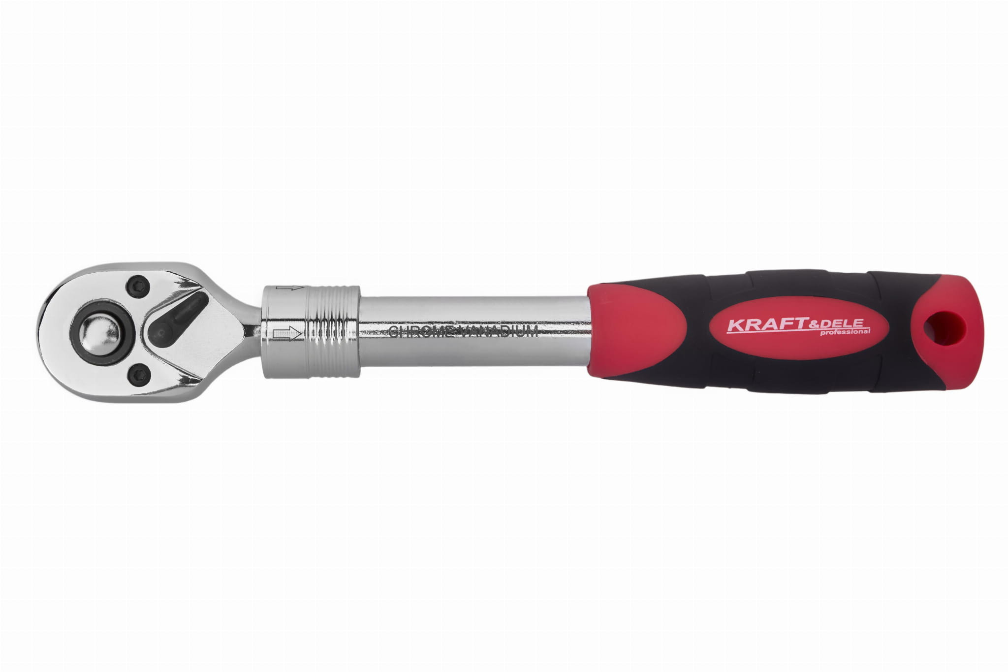 Ráčna Kraft-Dele KD10326 – ráčnová hlava detail