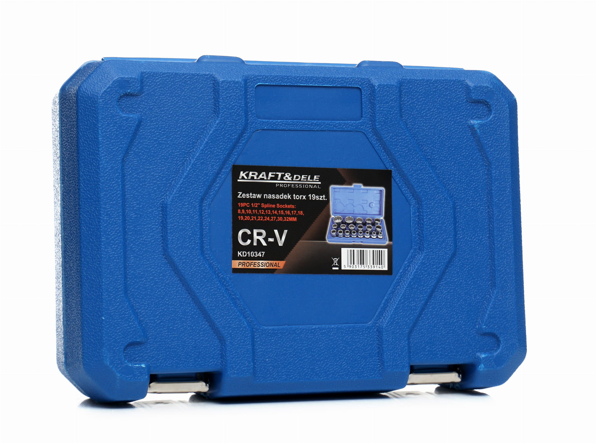 Kraft&Dele KD10347 sada TORX nástavců – detail nástavců