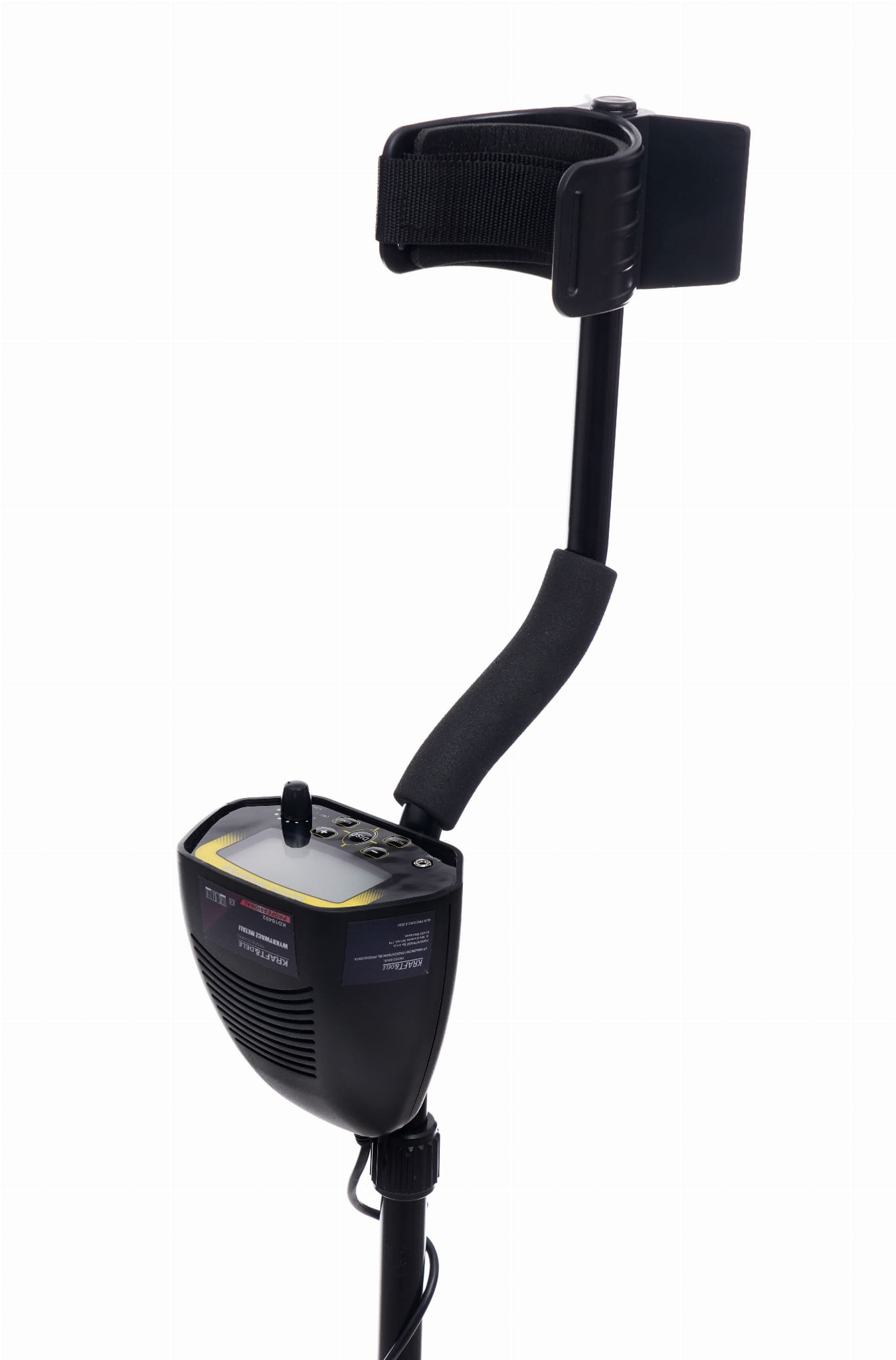 Detektor kovů KD10402 – LCD displej a ovládací panel