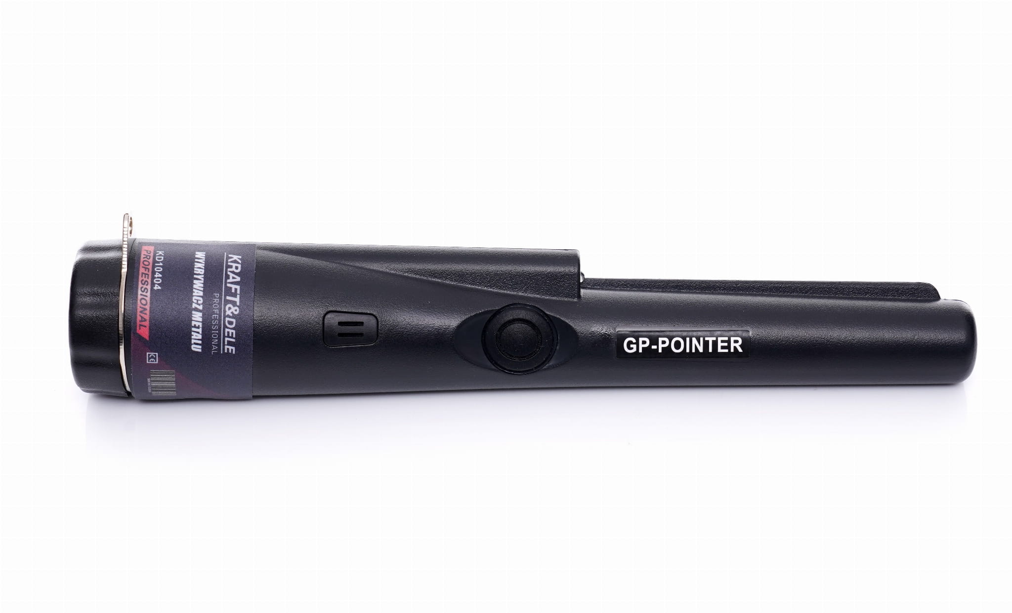 Detektor kovů GP-Pointer KD10404 – LED svítilna a ovládání