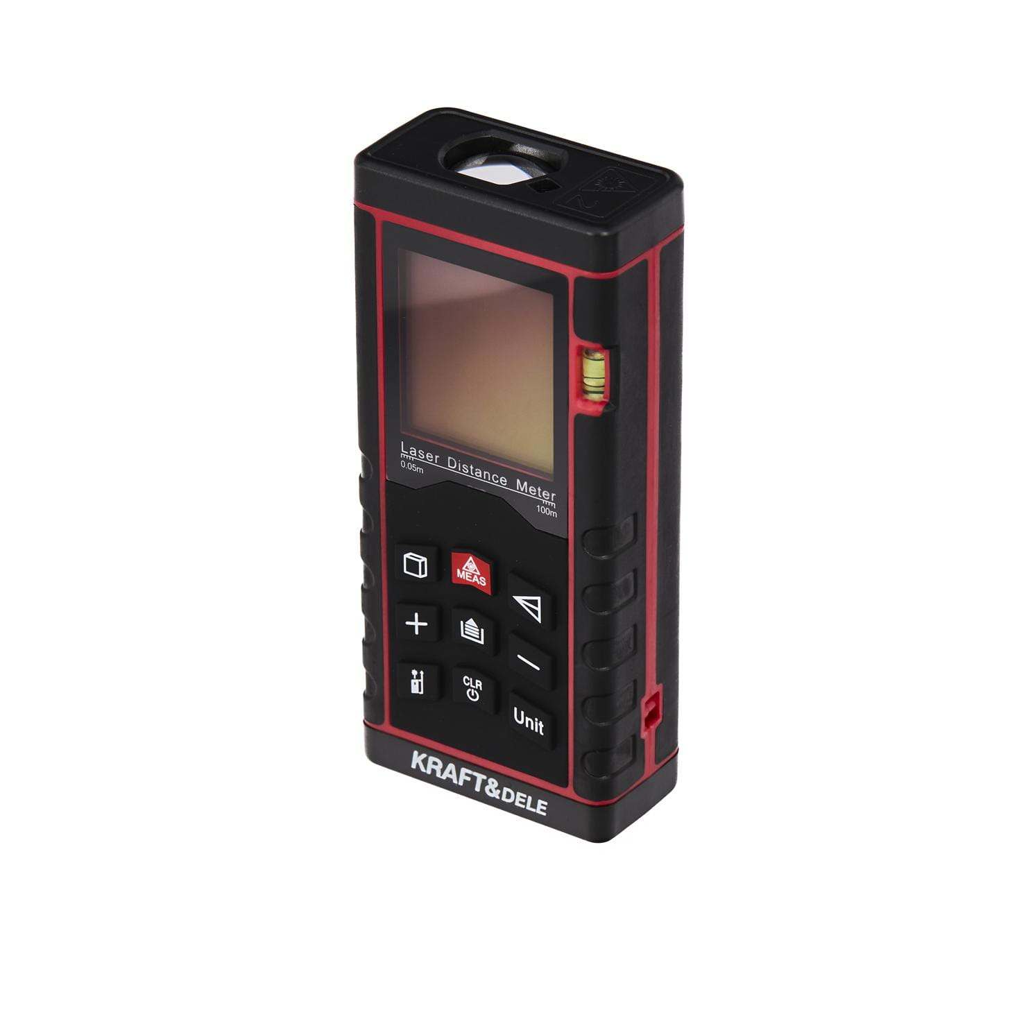 Kraft&Dele KD10408 laserový dálkoměr – displej a ovládání
