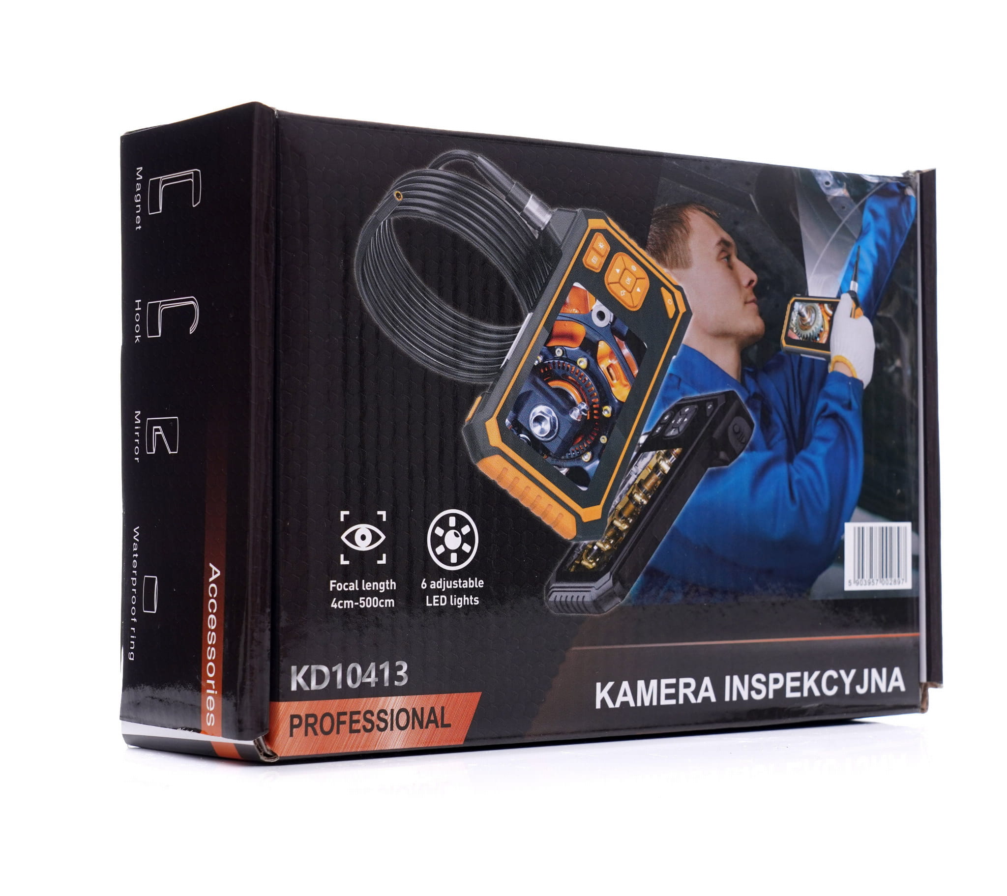 Inspekční kamera KD10413 – detail pevného kufříku