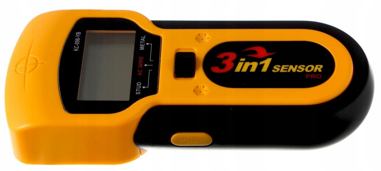 Detektor kovů kabelů a napětí KD10401 – ovládací prvky