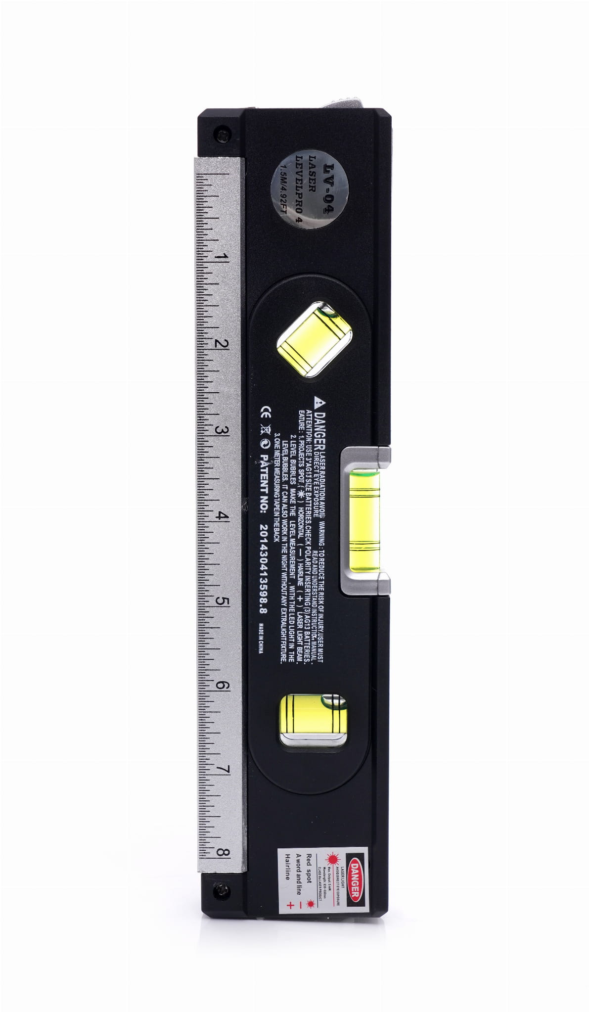 Laserová vodováha KD10438 – ergonomické uchopení