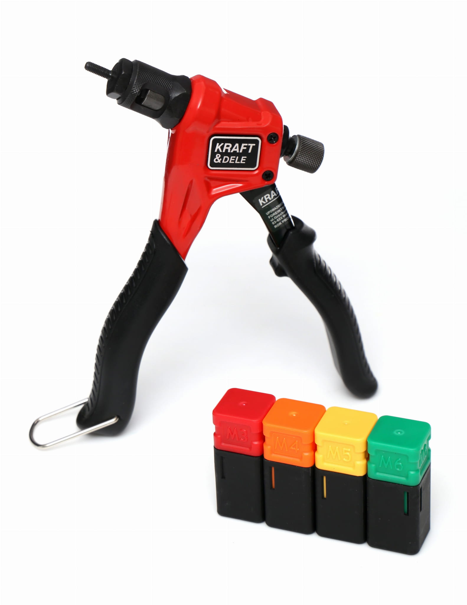 Kraft&Dele KD10551 ruční nýtovačka – ergonomické rukojeti