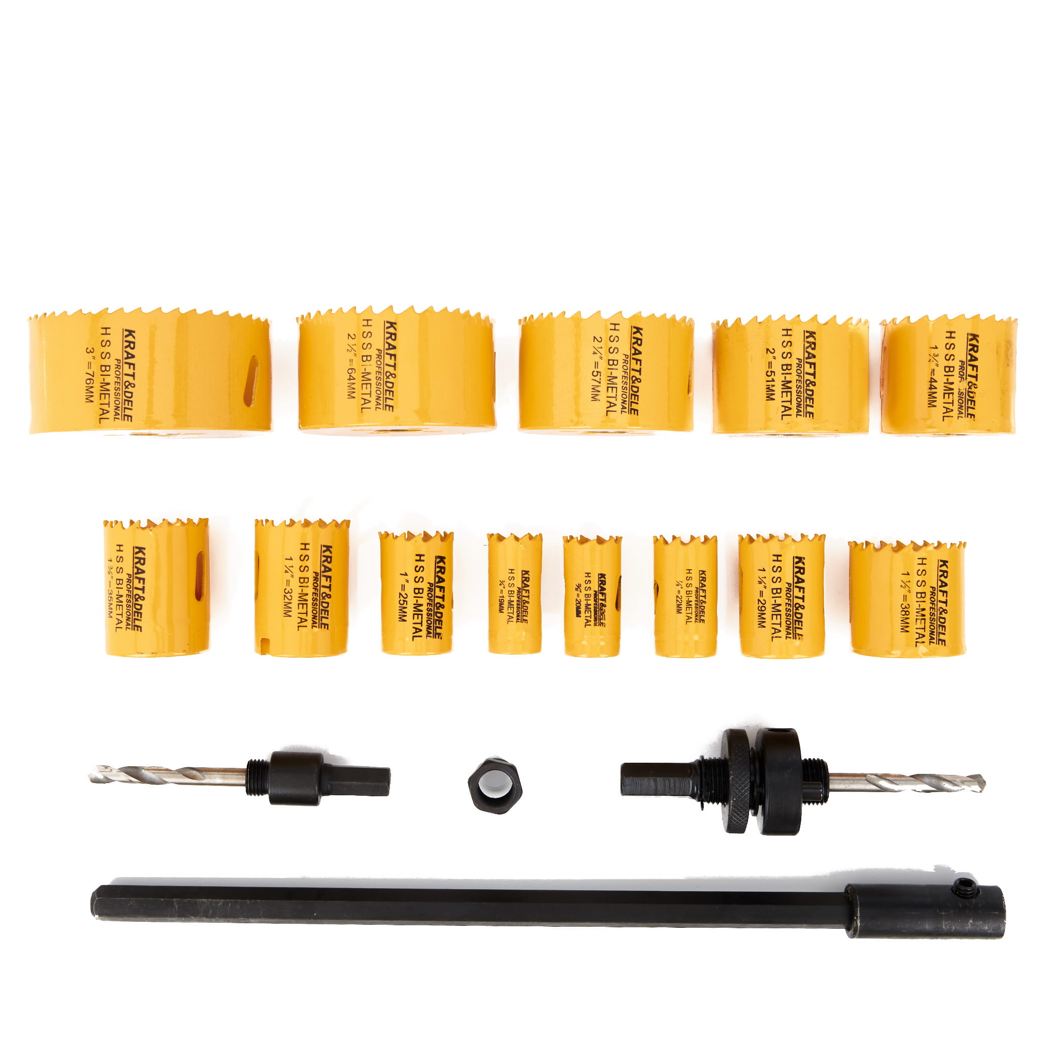 Sada vrtáků Kraft-Dele KD10758 – detail ocelové konstrukce