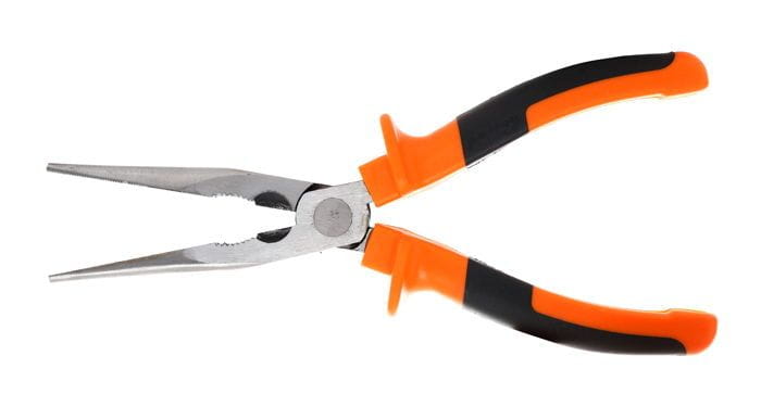 Kraft&Dele KD10806 univerzální dlouhé kleště — detail čelistí